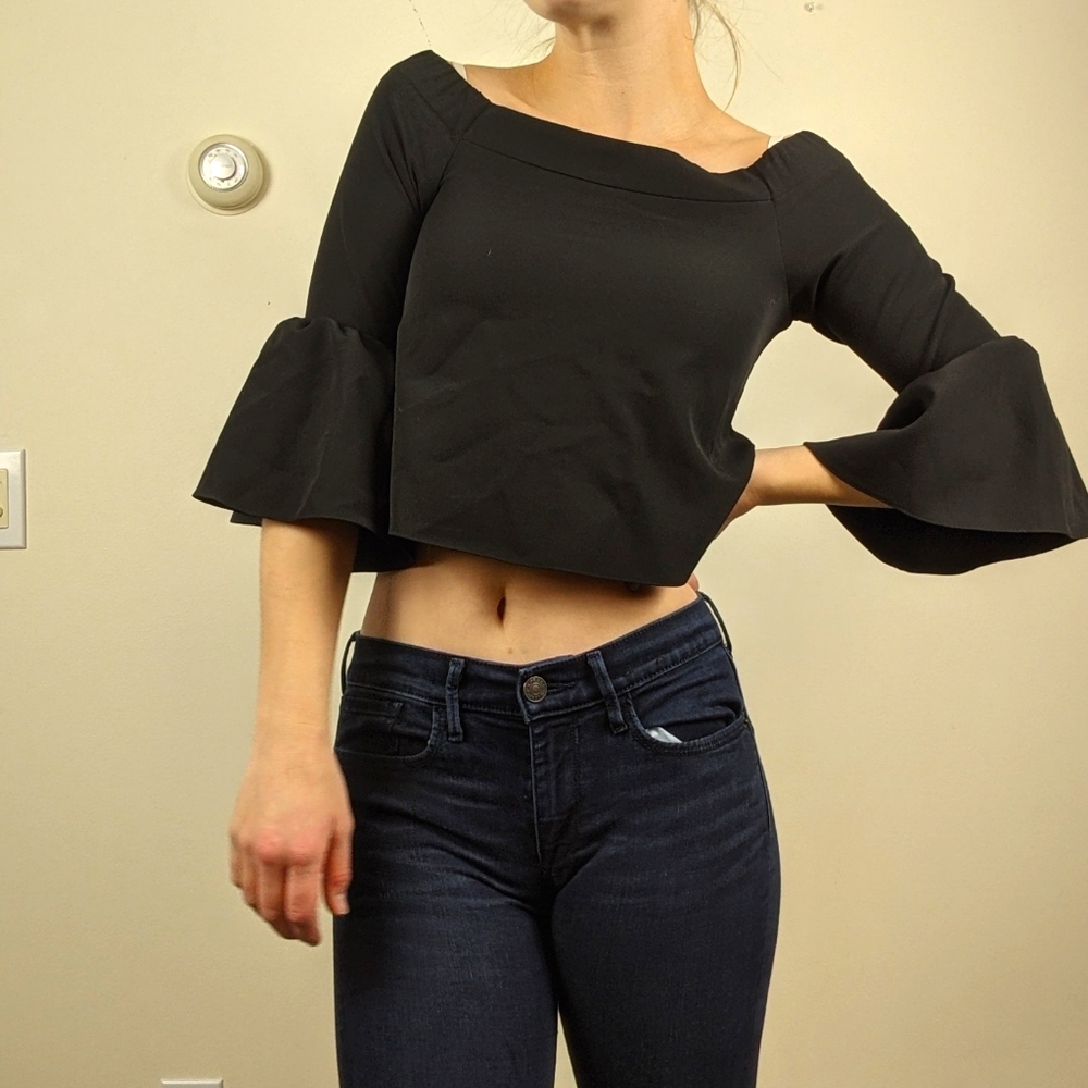 ASOS Off the Shoulder Crop Top